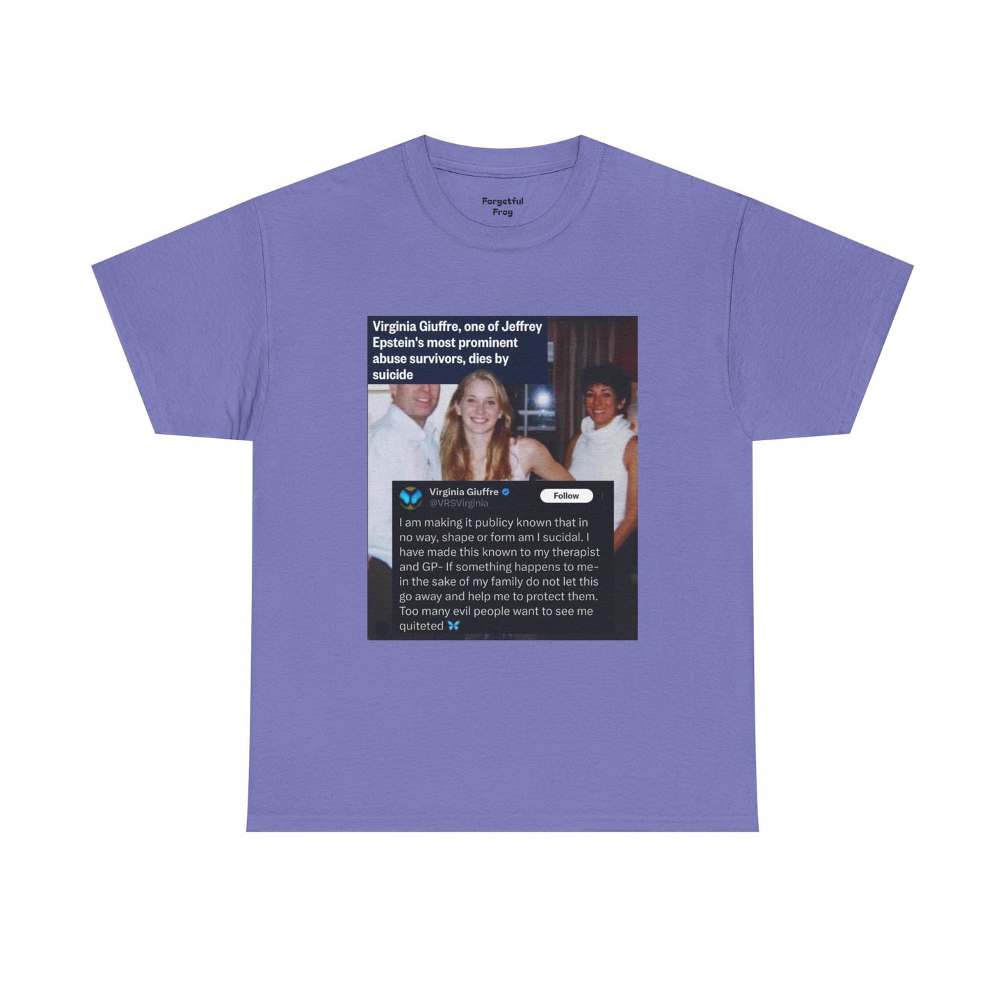 Funny Unisex Tee - Epstein Didn't Kill Himself and Neither Did She